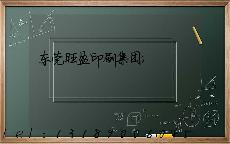 东莞旺盈印刷集团